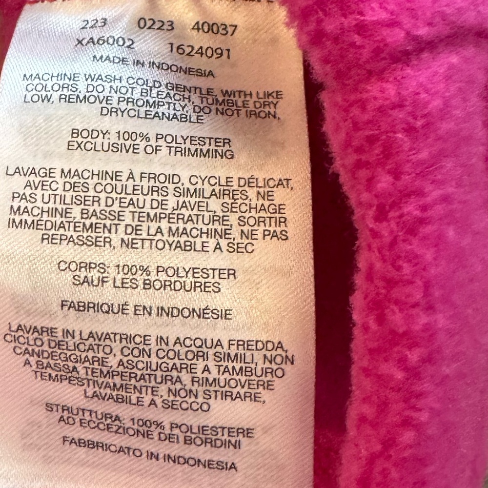 Columbia Barbie Pink Fleece Full Zip Toddler Girls Jacket - Picture 6 of 6